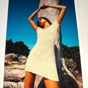 ZARA Textured Knit mini dress. Size S . NEW